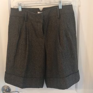 Loft wool blend dress shorts size 10
